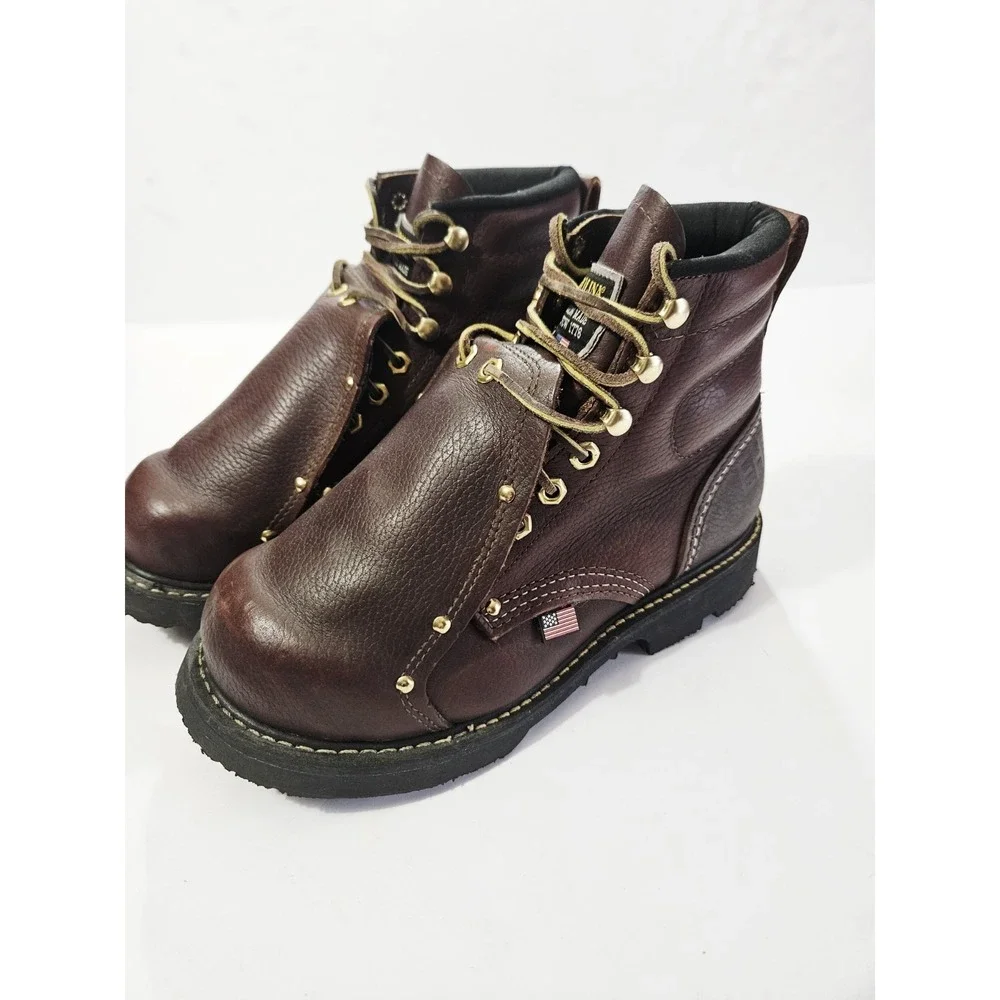 CAROLINA‎ MEN'S EXTERNAL METGUARD WORK BOOTS 508  Broad Toe Size 6.0 D